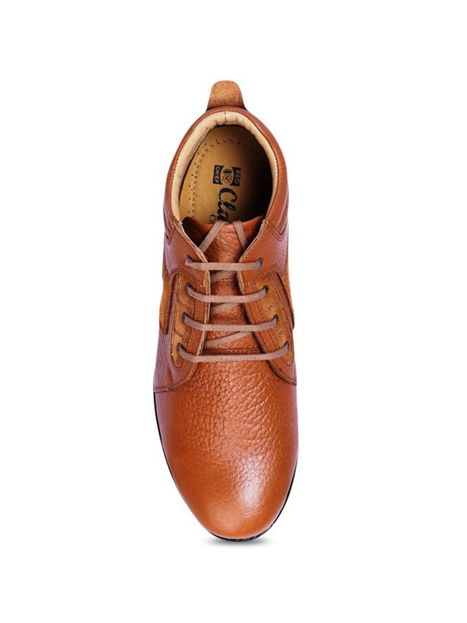Red Chief Men's Tan Derby Shoes