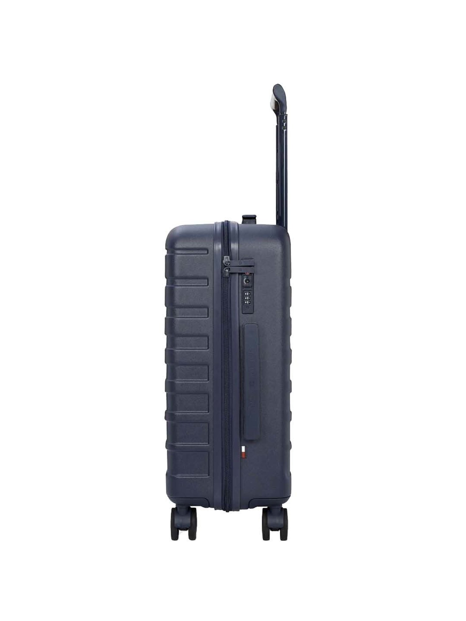 Tommy Hilfiger Navy 8 Wheel Small Hard Cabin Trolley - 35 cm