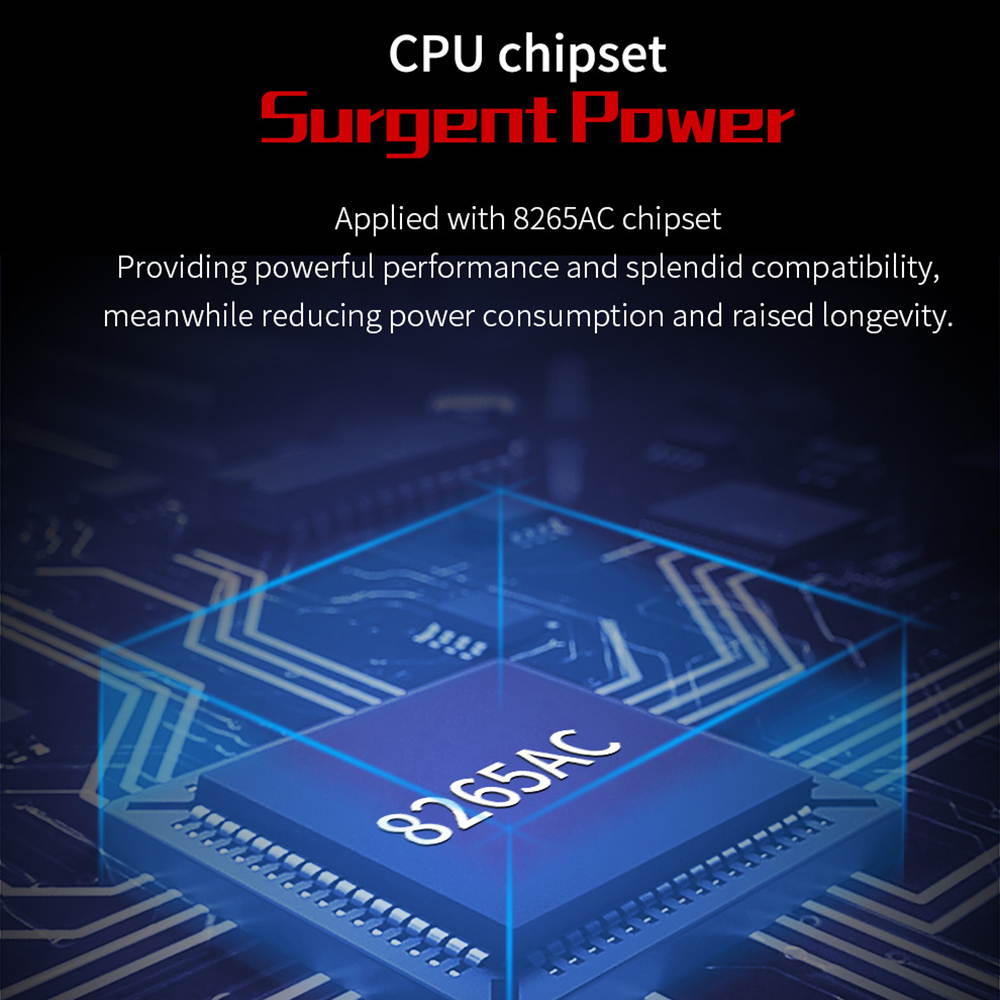 Dual Band 2.4G/5Ghz 1200M WiFi Adapter Bluetooth WLan Network Card for Intel 8265NGW Wireless-AC 8265 PCIE-X1 802.11ac 867Mbps 2x2 MU-MIMO WIFI BT 4.2 Card Wireless Adapter for Windows 7/8/10