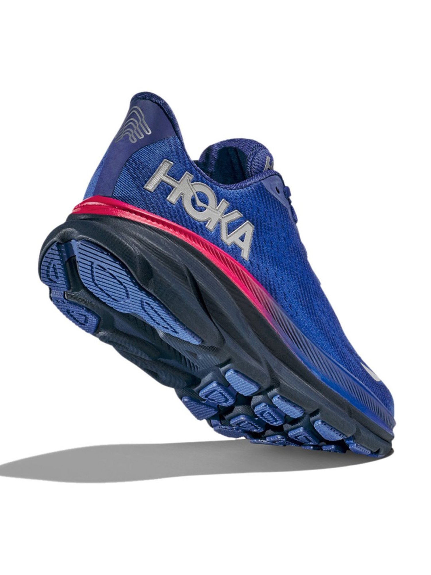 Hoka Women's W CLIFTON 9 GTX Dazzling Blue & Evening Sky Running Shoes