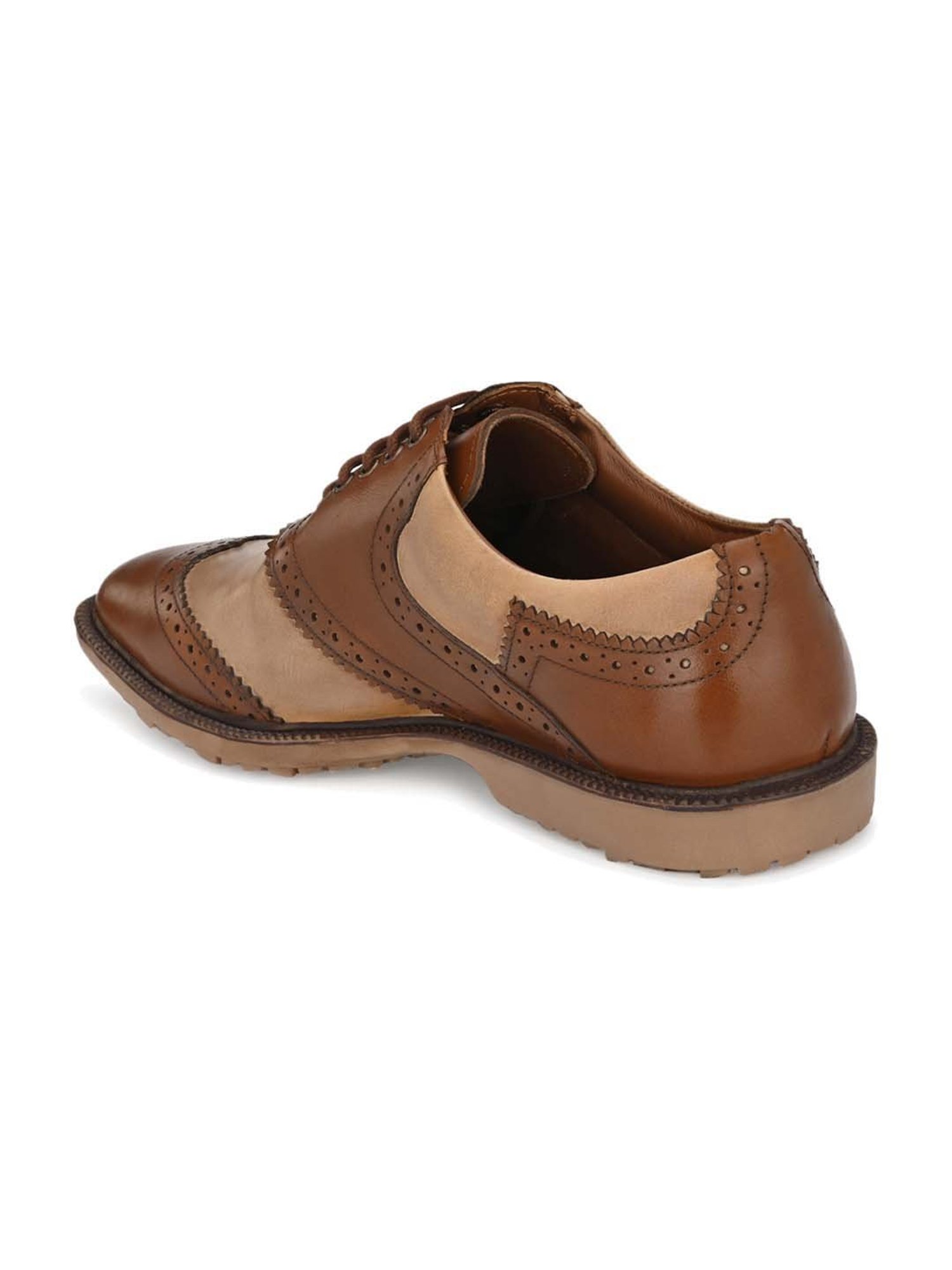 Carlo Romano Men's Brown Oxford Shoes