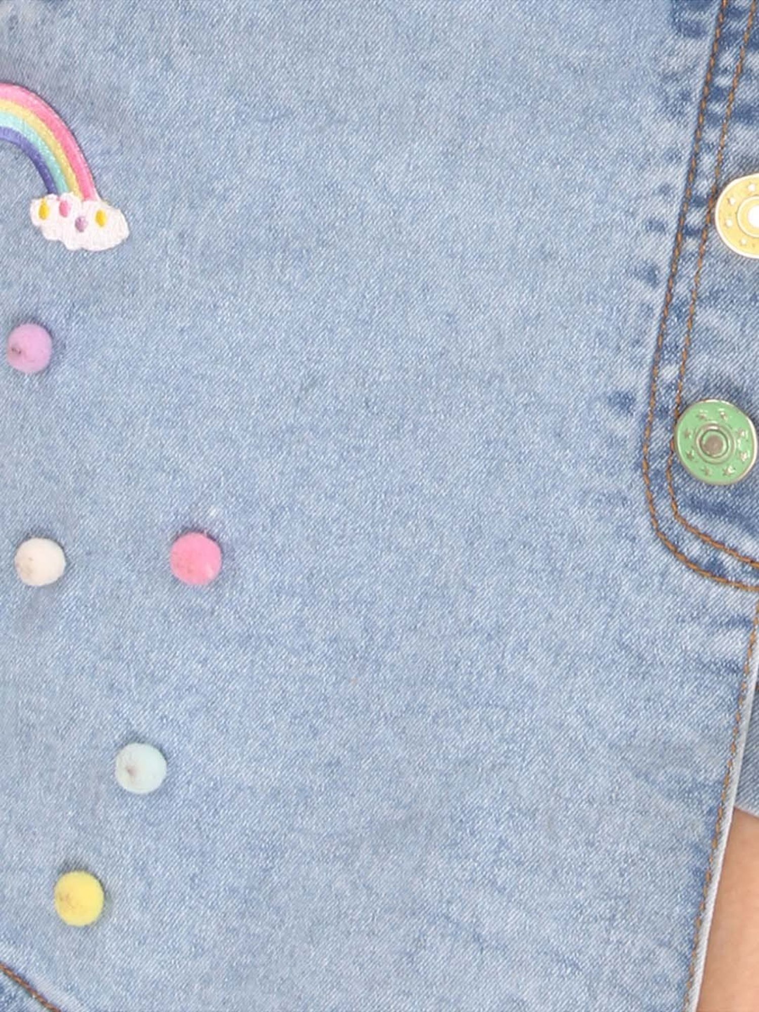 United Colors of Benetton Kids White Solid Shorts