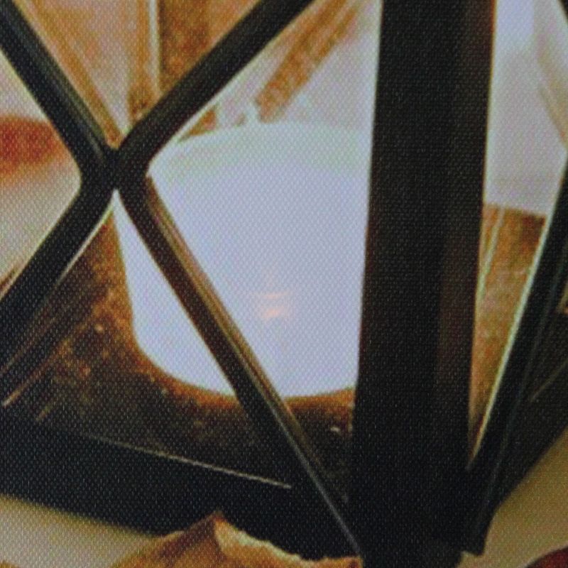 Northlight LED Lighted Spring Bamboo Candle in Vase Canvas Wall Art 15.75" x 11.75"