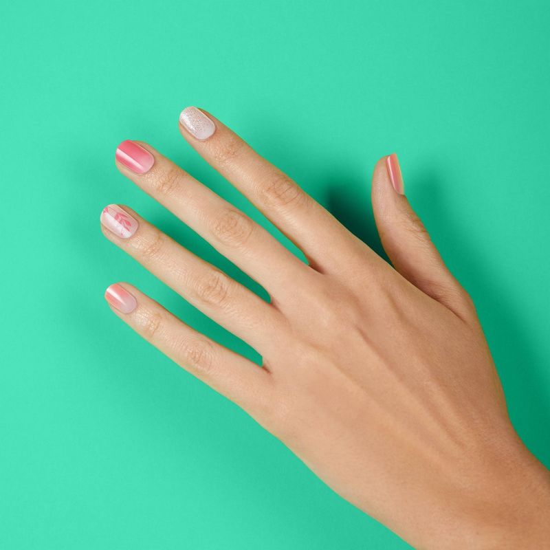 Dashing Diva Gloss Palette Nail Art Kit - Rosy Outlook Mini - 20pc