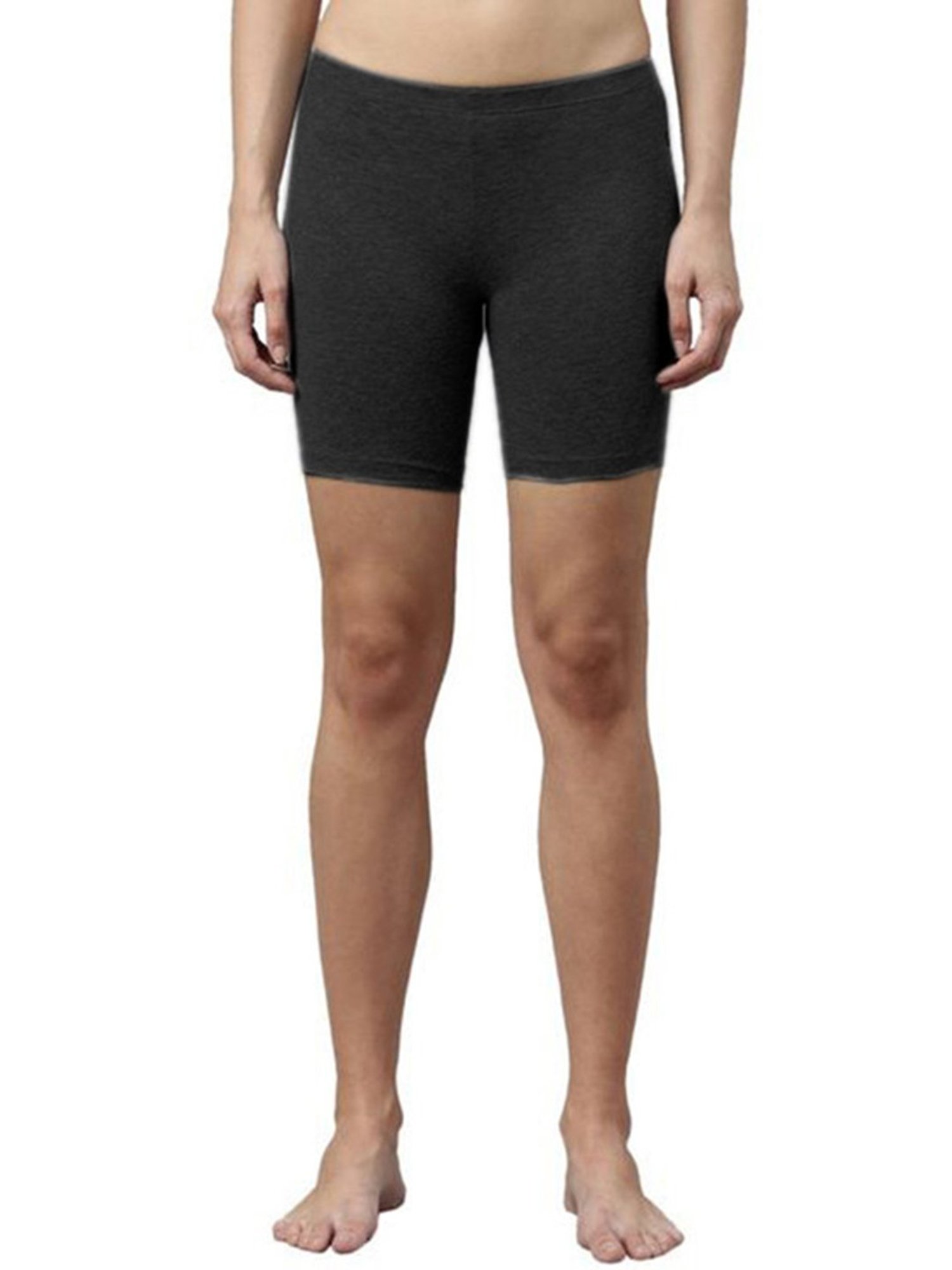 SELVIA Black Sports Shorts