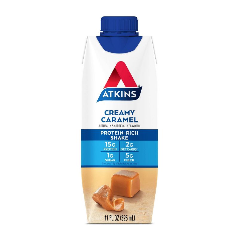 Atkins Ready to Drink Energy Shake - Creamy Caramel - 4pk