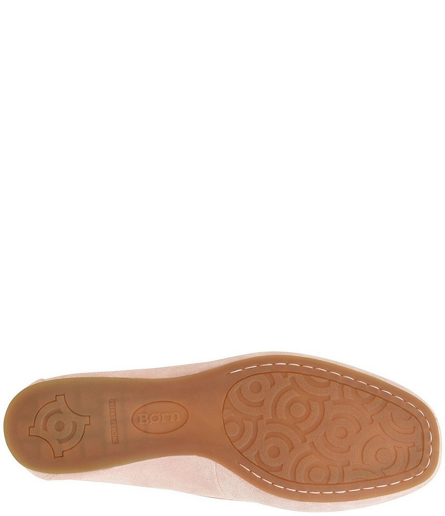 Born Brin Suede Leather Slip-On Flats