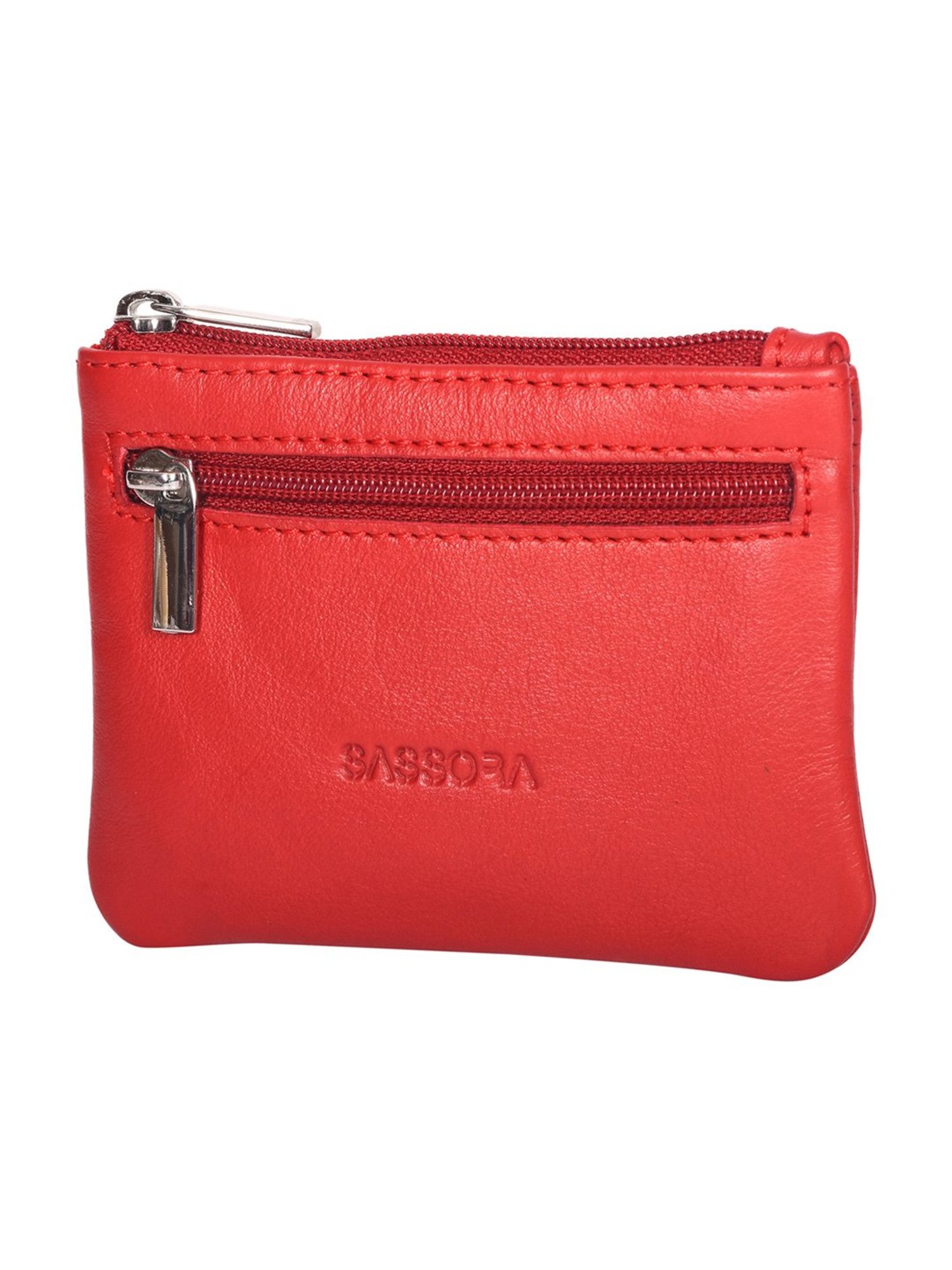 SASSORA Pablo Red Small Leather Key Case