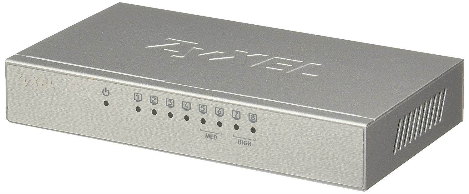 ZyXEL GS108BV3 v3/GS-108B v3 5/8-Port Desktop Gigabit Ethernet Switch