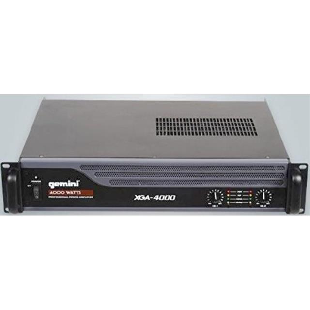 gemini xga series xga4000 professional quality pa system dj equipment power amplifier with 4000 watt instant peak power