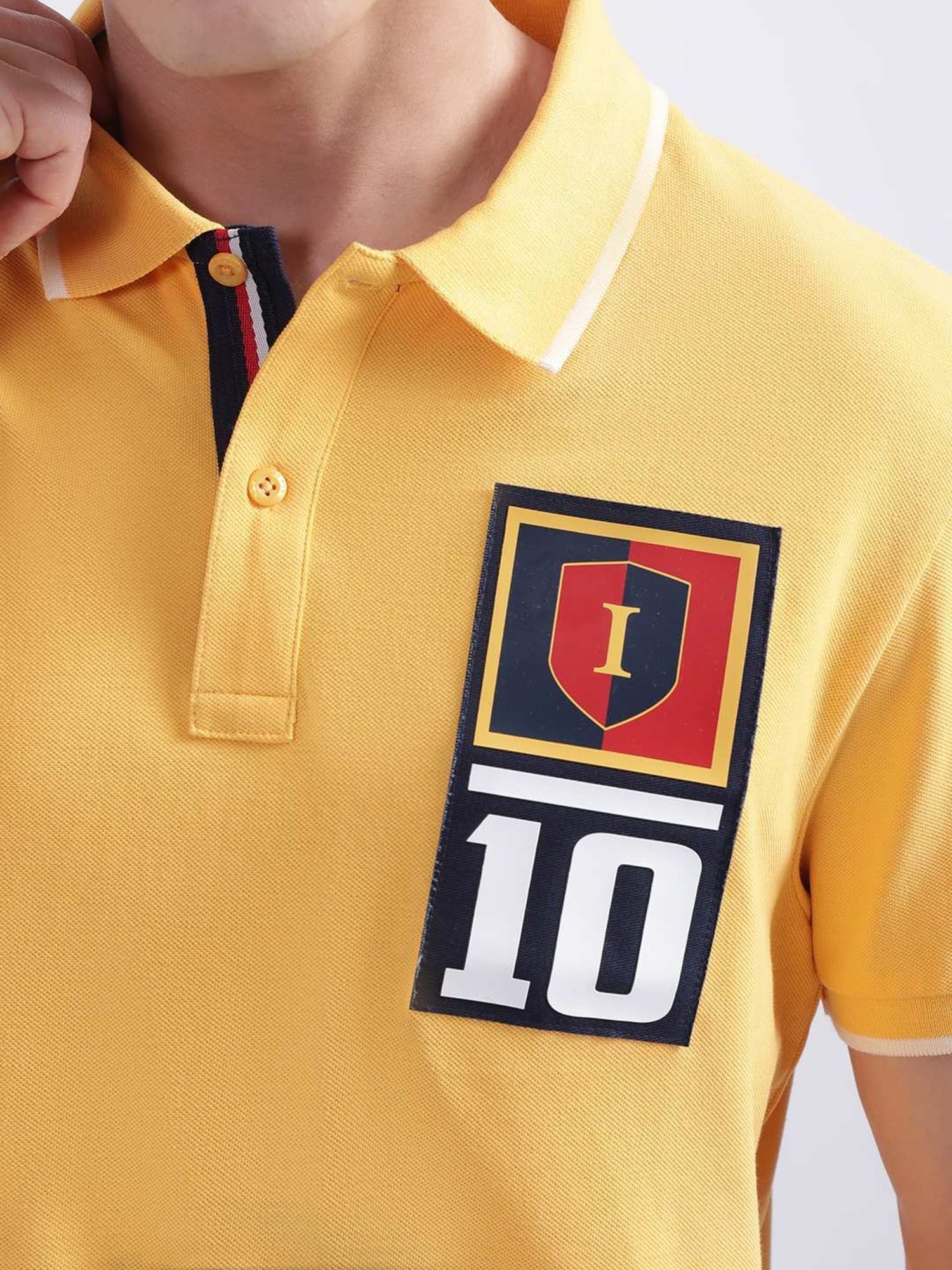 Iconic Men Typography Regular Fit Cotton T-shirt