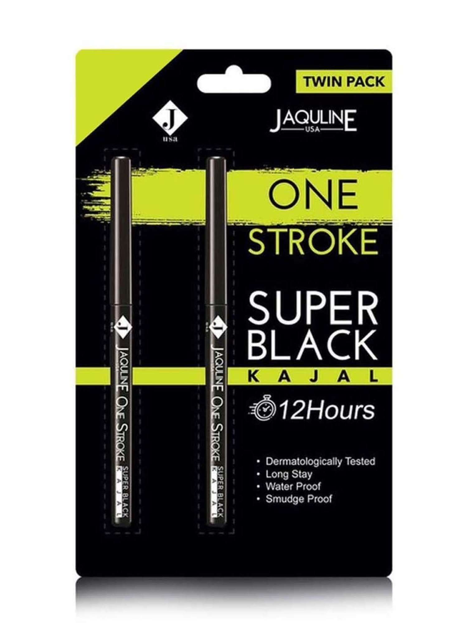 Jaquline USA OneStroke Kajal Twin Pack - 0.60 gm
