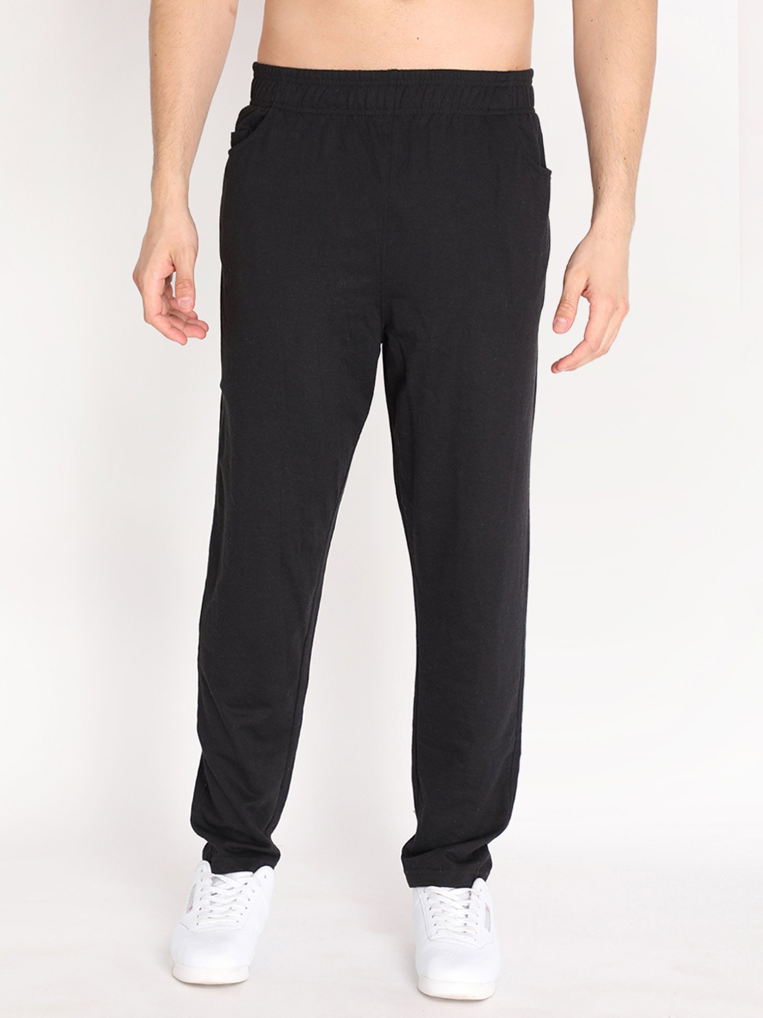 Chkokko Black Regular Fit Trackpants