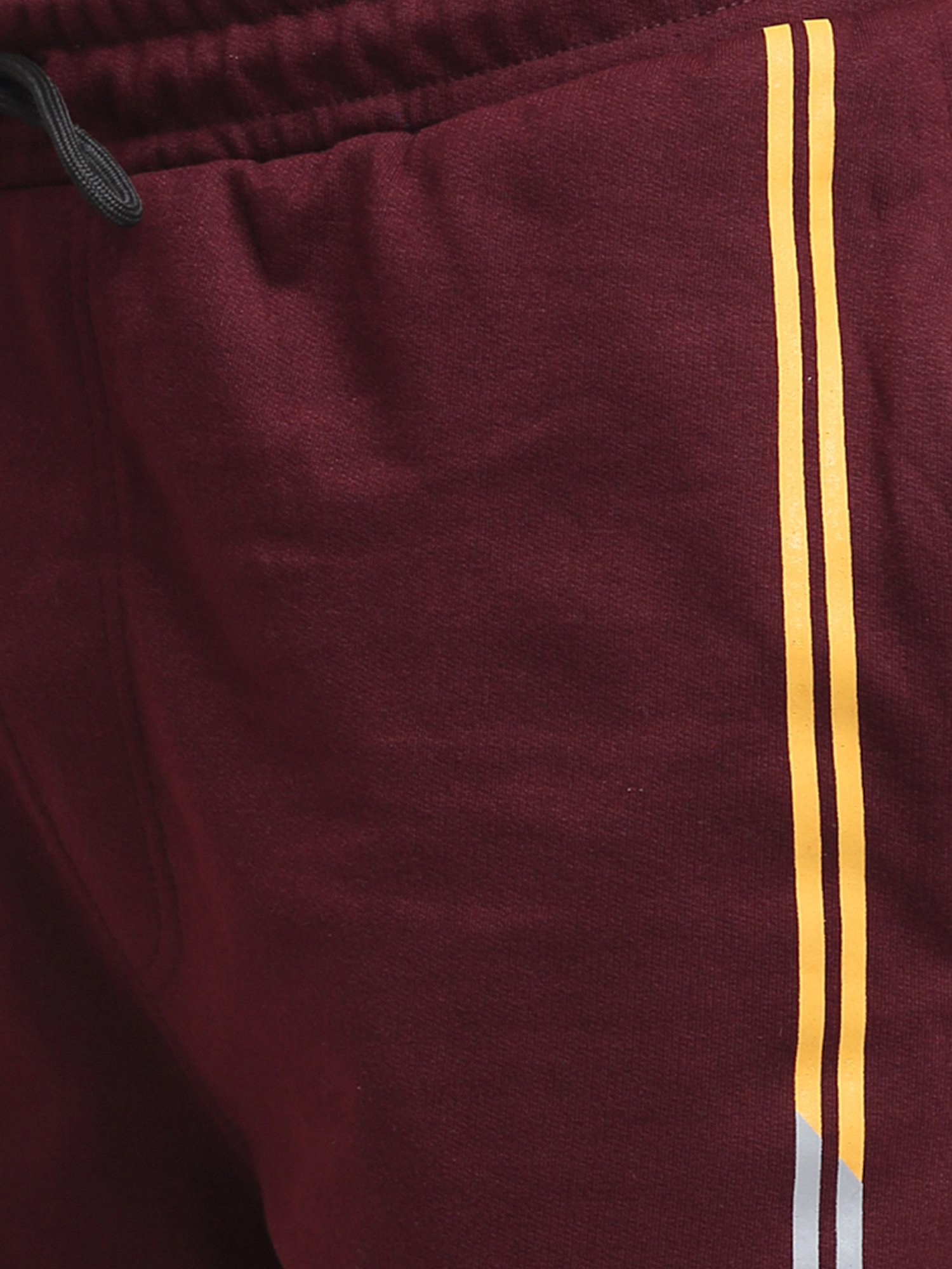 Venitian- Forbidden Clothing Wine Slim Fit Printed Trackpants