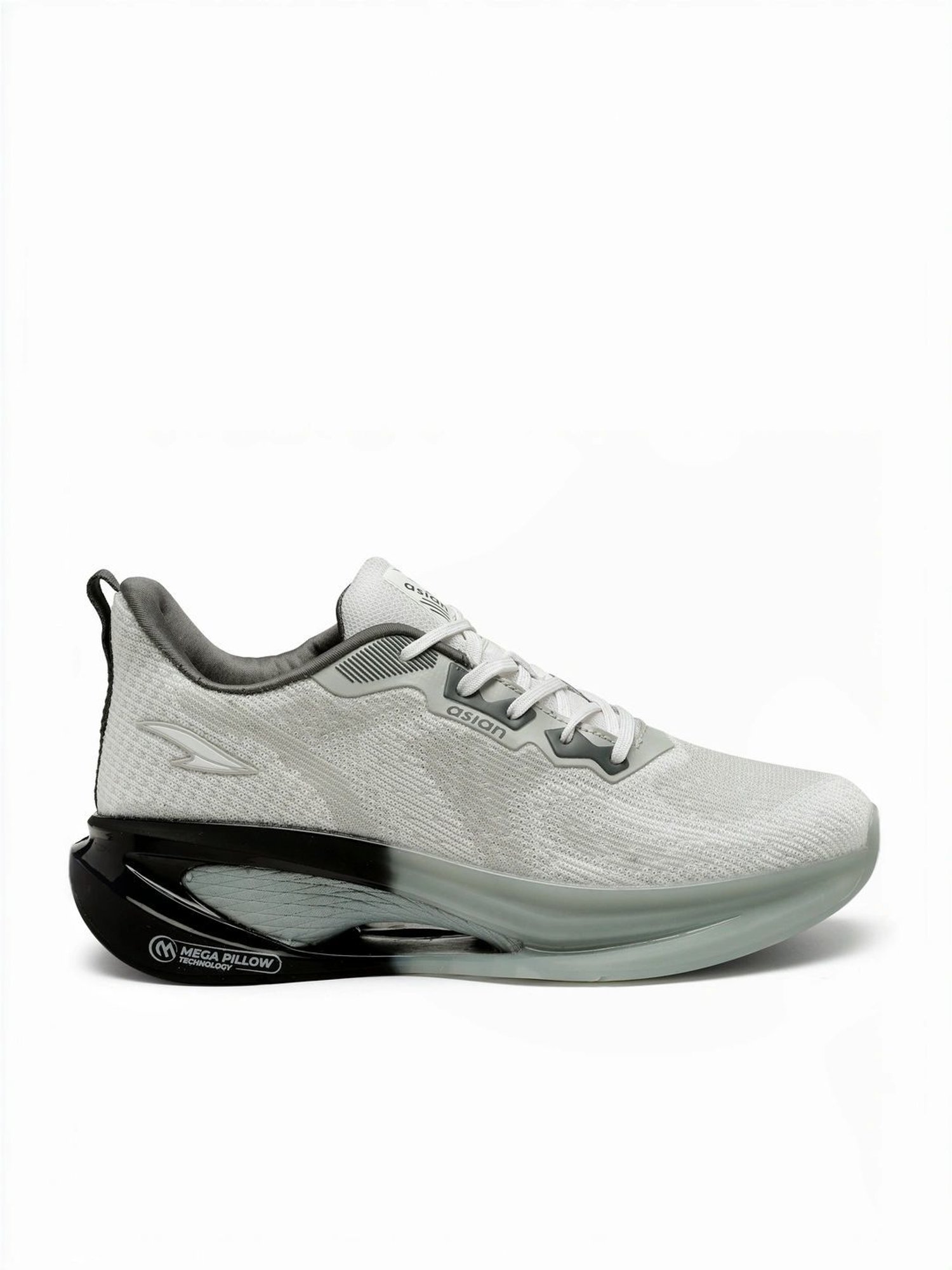 Asian Men's Grey Running Shoes