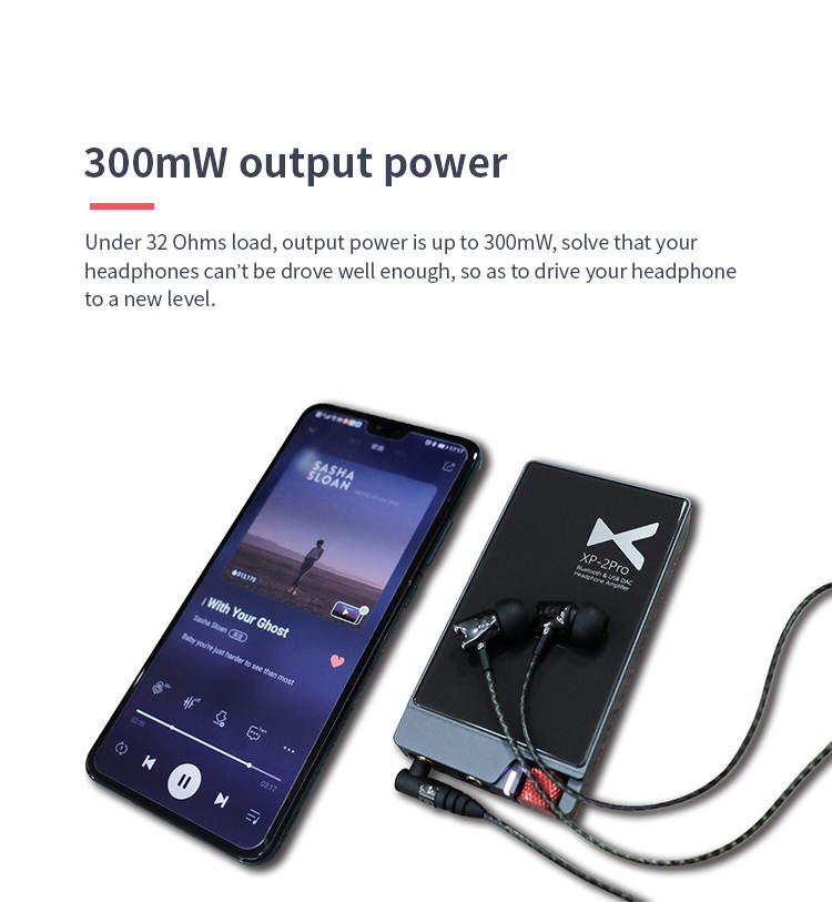 xDuoo XP-2 Pro AK4452 Bluetooth USB DAC NFC LDAC XU208 Wireless HiFi Portable Headphone Amplifier Decoder