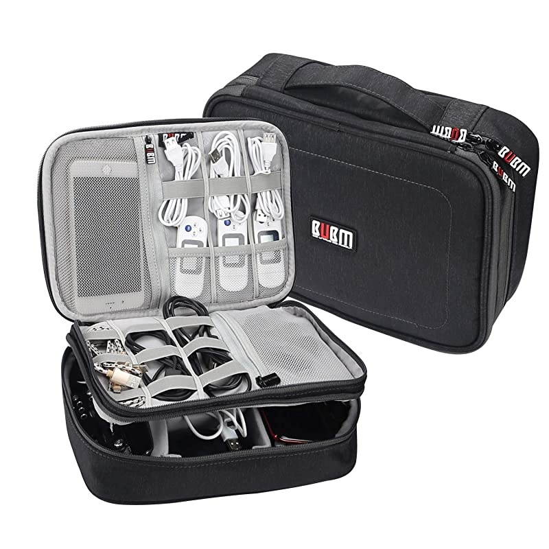 97 Tablet Cable Managment Handbag Travel Gear Electronics Accessories Organizer Carrying Packing Bag Camera Pouch for iPad Mini LBlack97