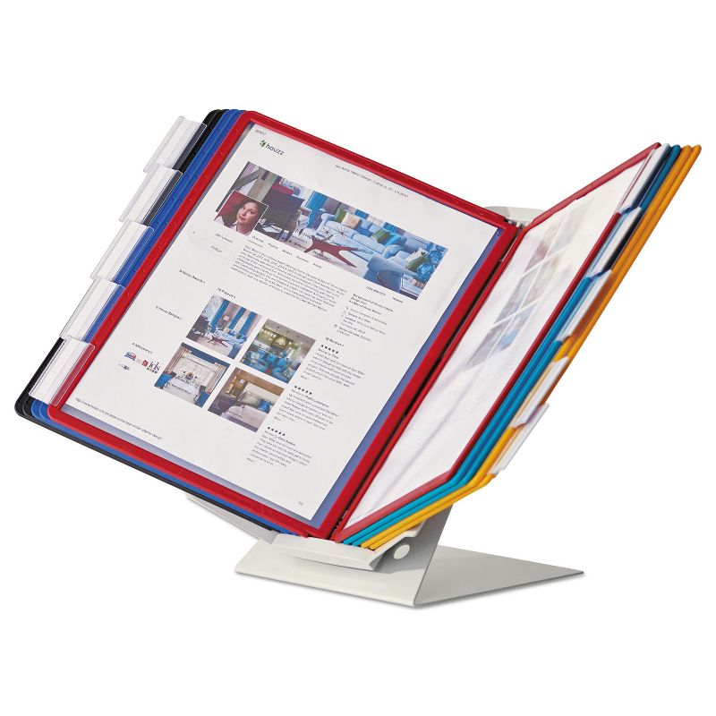 Durable Vario Pro Desktop Reference System 10 Panels 9 7/8 x 15 1/2 x 6 1/4 551500