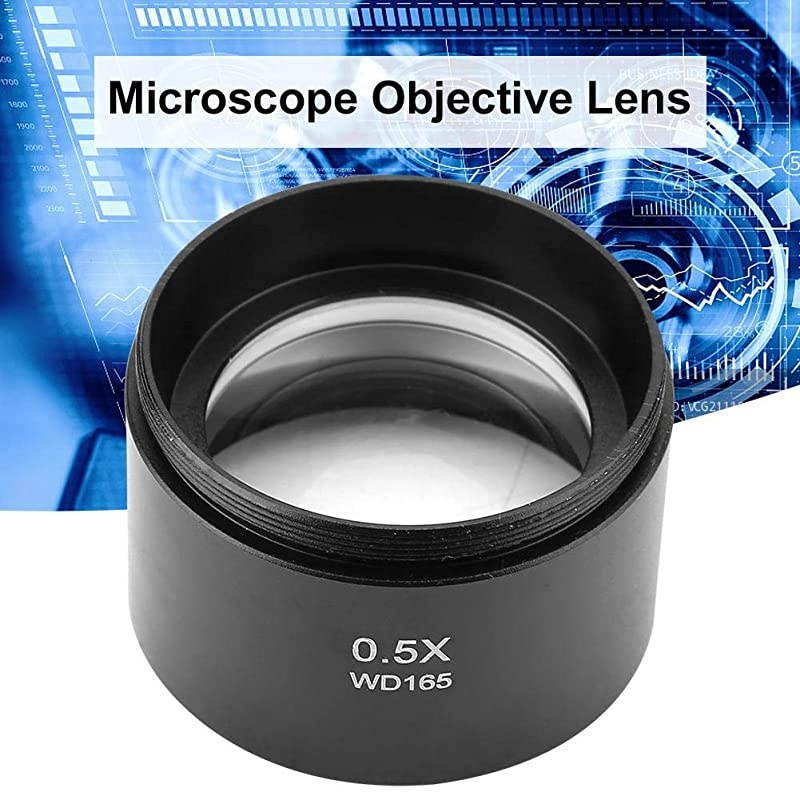Lens Auxiliary Lens KP-0.5X Microscope Lens with 1-7/8inch (48mm) Mounting Thread Replacement