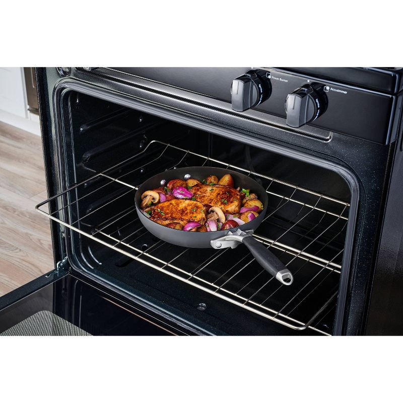 Calphalon Select 8" and 10" Space Saving Hard-Anodized Nonstick Fry Pan Set