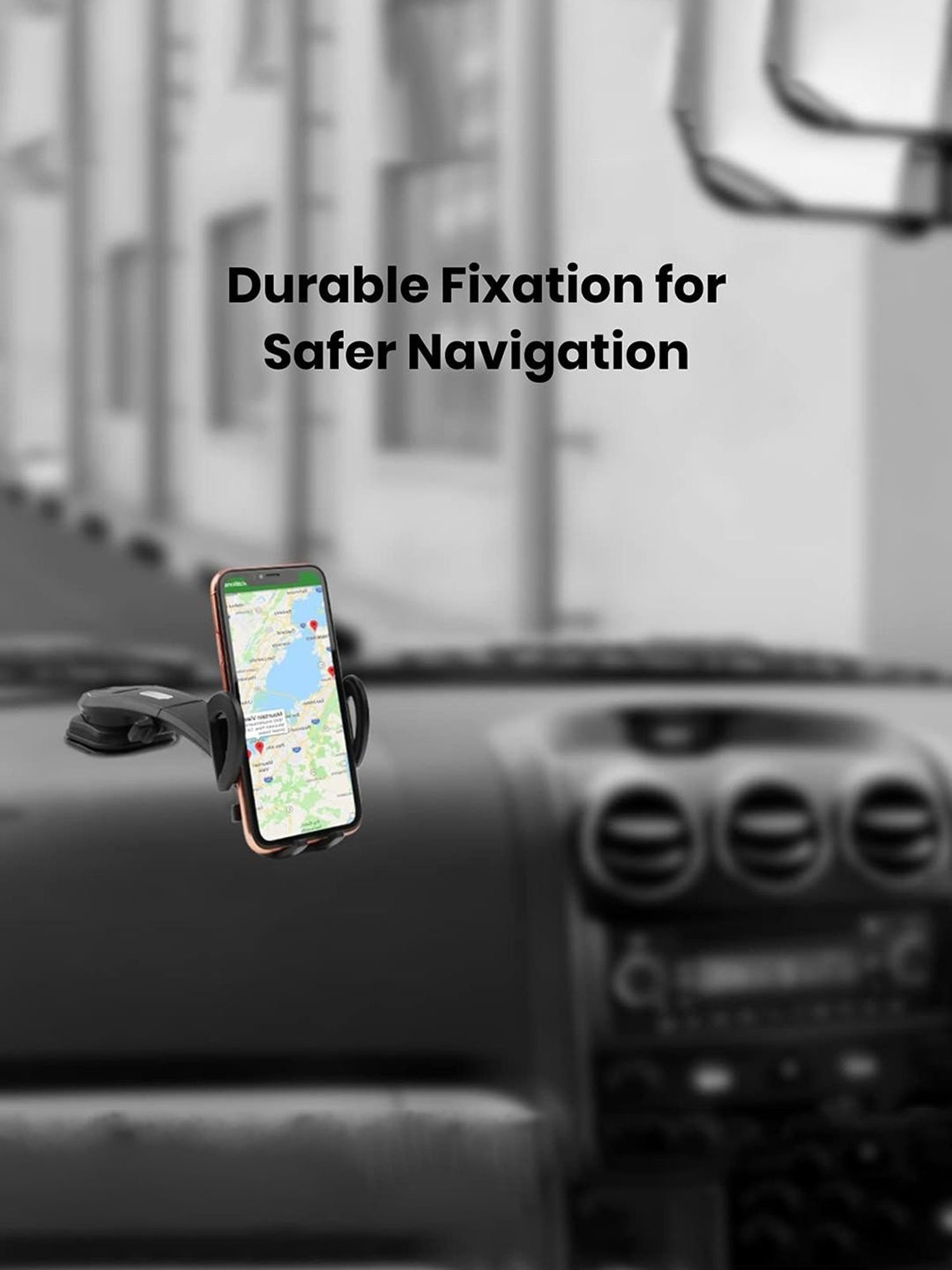 GRIPP Magic Stand Compatible for All Mobile Phones Devices (Black)