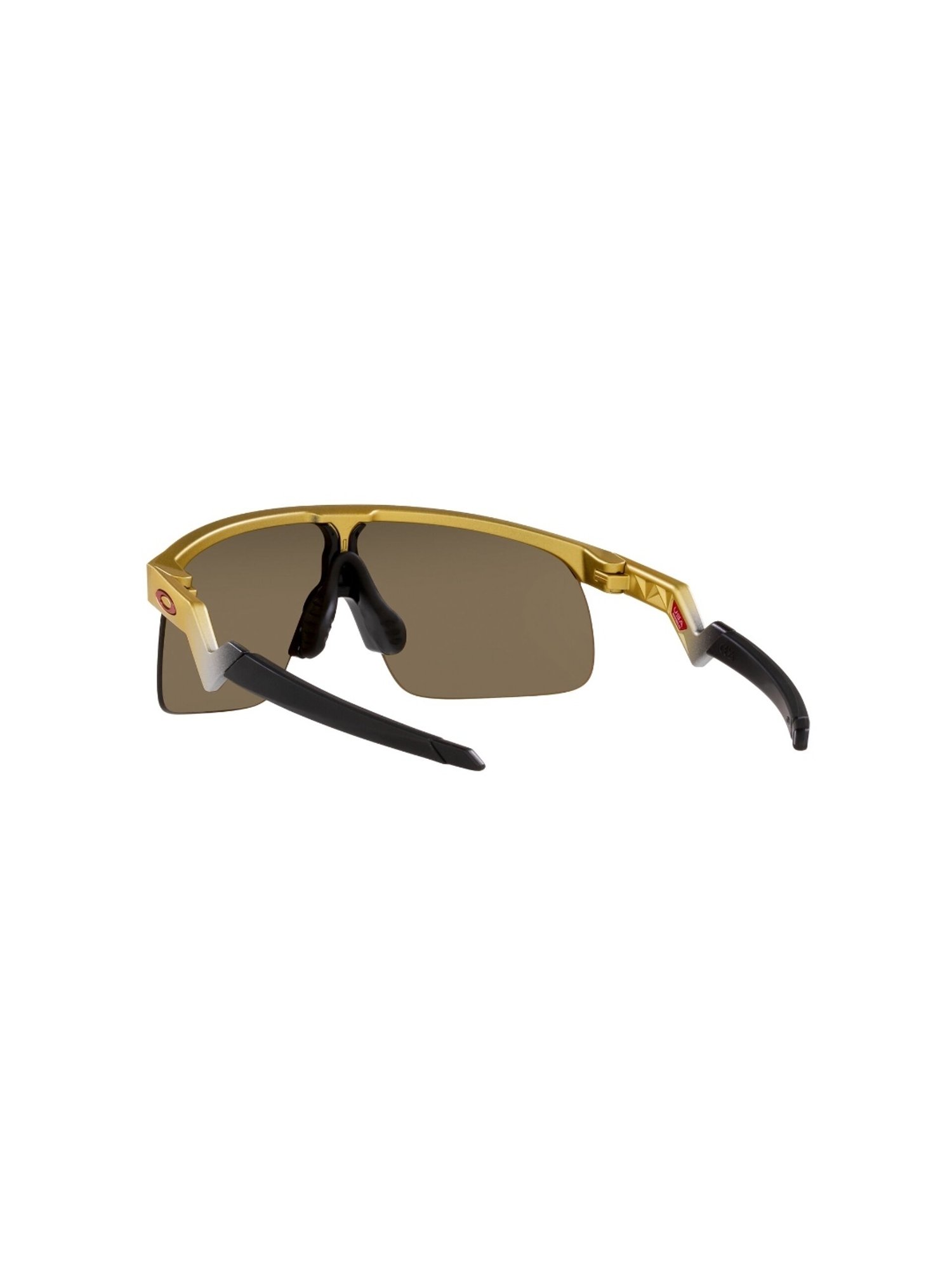 OAKLEY JUNIOR Boys UV Protected Gold Lens Rectangle Sunglasses - 0OJ901090100823