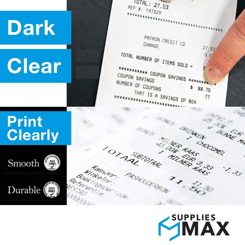 DNP W190 Near Edge Wax Black Thermal Barcode Ribbons (4.17 IN. X 1969 Ft.) (106MM X 600M) (24/PK) (F-TD106600)