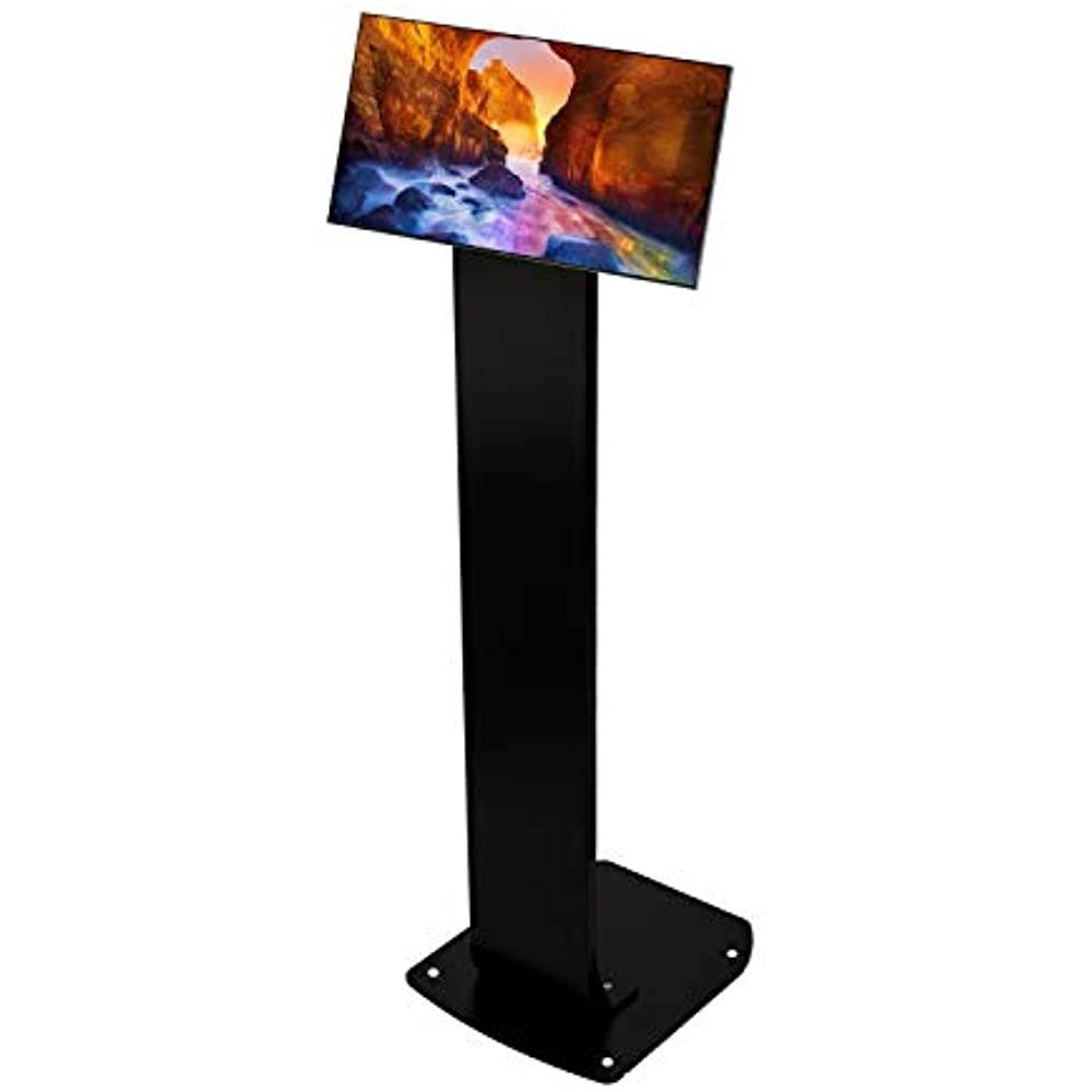 CTA Digital - PAD-PARAF - CTA Digital Premium Locking Floor Stand Kiosk - Up to 10.5 Screen Support - 13.5 Width x 16