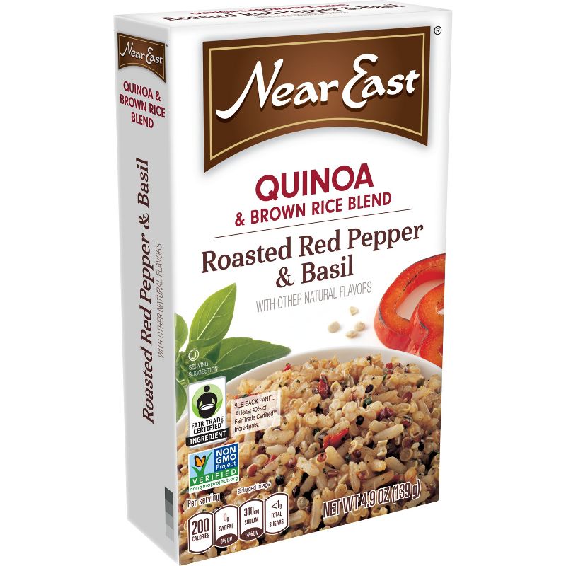 Near East Roasted Red Pepper & Basil Blend Quinoa - 4.9oz
