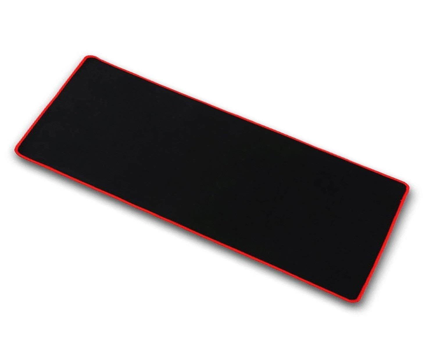 OPCC high grade thick official big mouse pad game mouse pad Extended Edition Cloth Gaming Mouse Mat 23.6"11.8"0.12" functional Non-slip Rubber base (red)