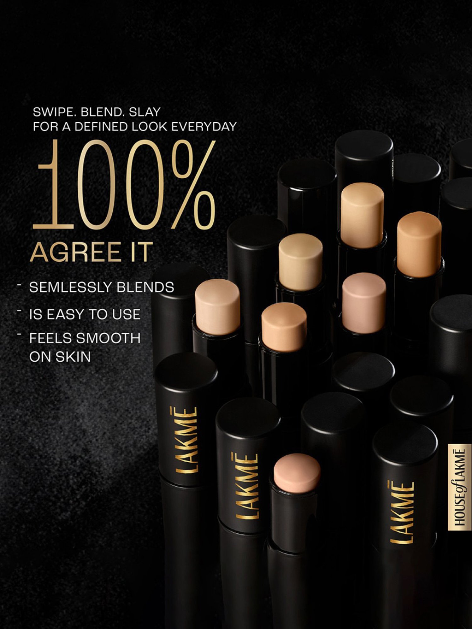 Lakme Facelift Multislayer Coverstick Warm Natural - 11 gm