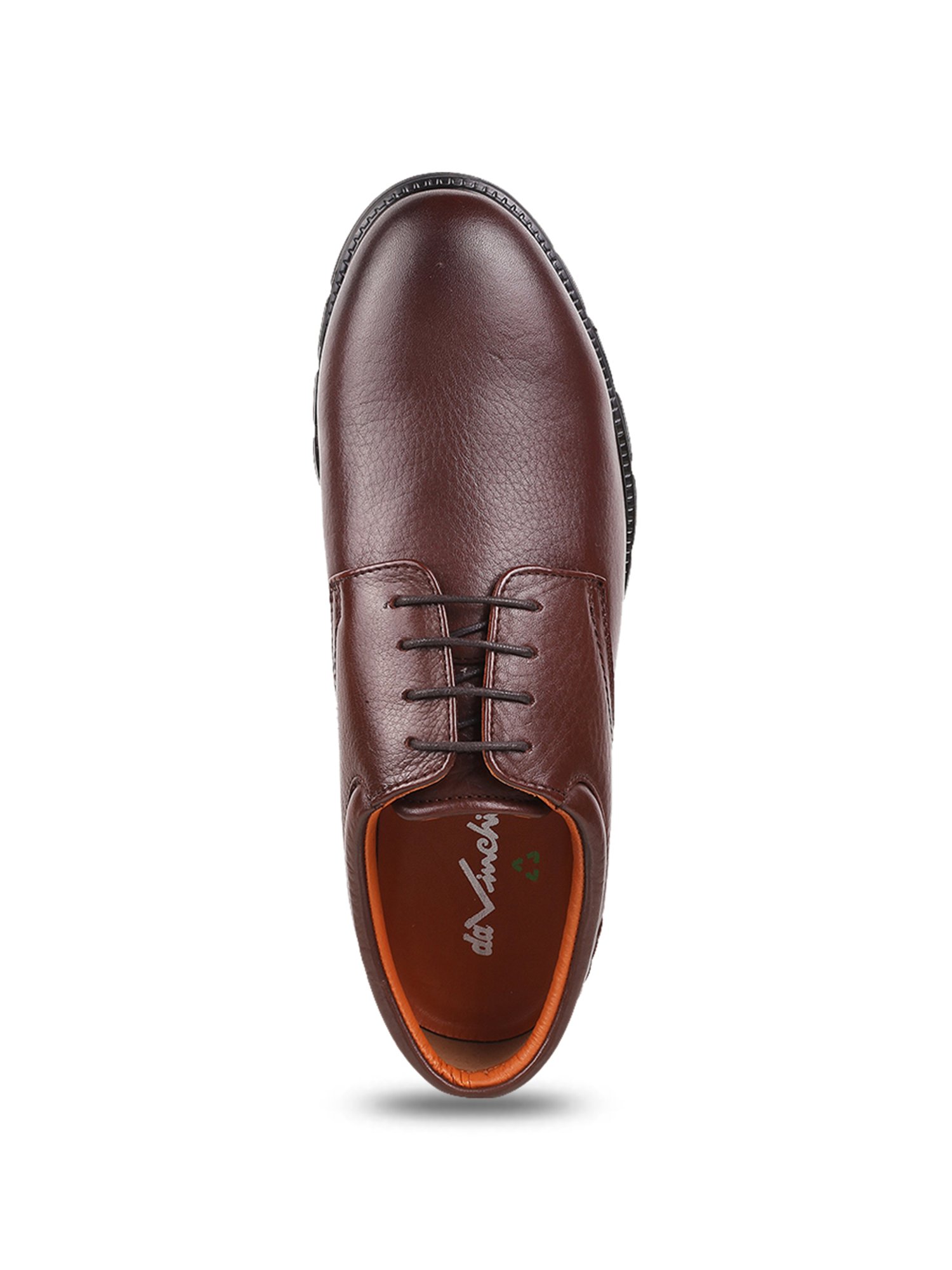 Da Vinchi by Metro Men's Cognac Derby Shoes