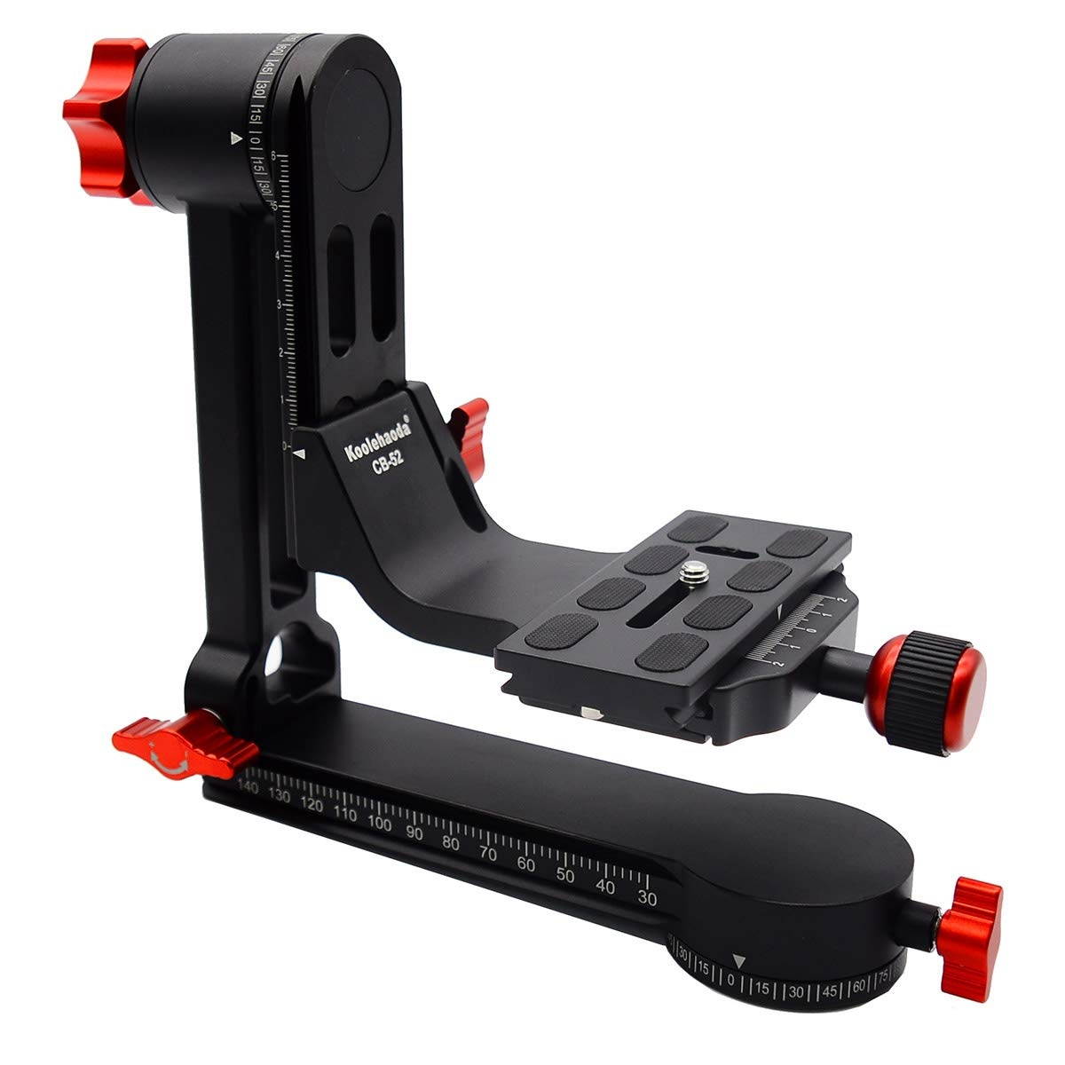 koolehaoda Gimbal Tripod Head 360&deg; Panoramic Head with 100mm Quick Release Plate Carry Bag (CB-52 Panoramic Head)