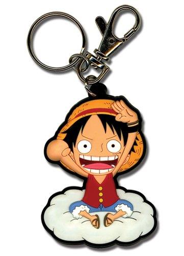 Great Eastern Entertainment One Piece Luffy On The Cloud PVC Keychain