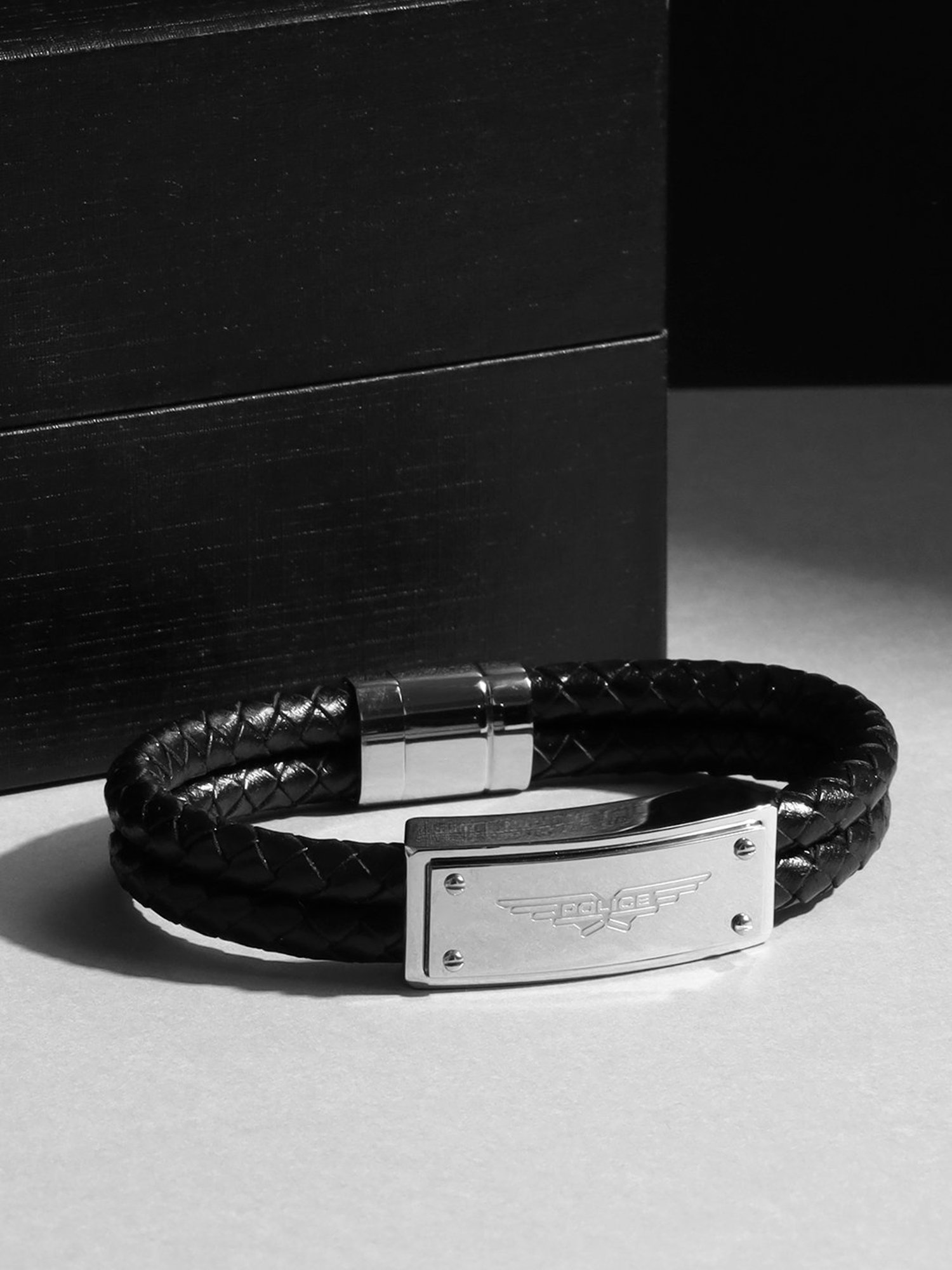 Police Black Bracelet for Men