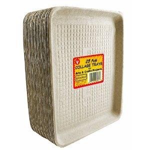 HYGLOSS Collage Trays 25 Each 9X11 6982