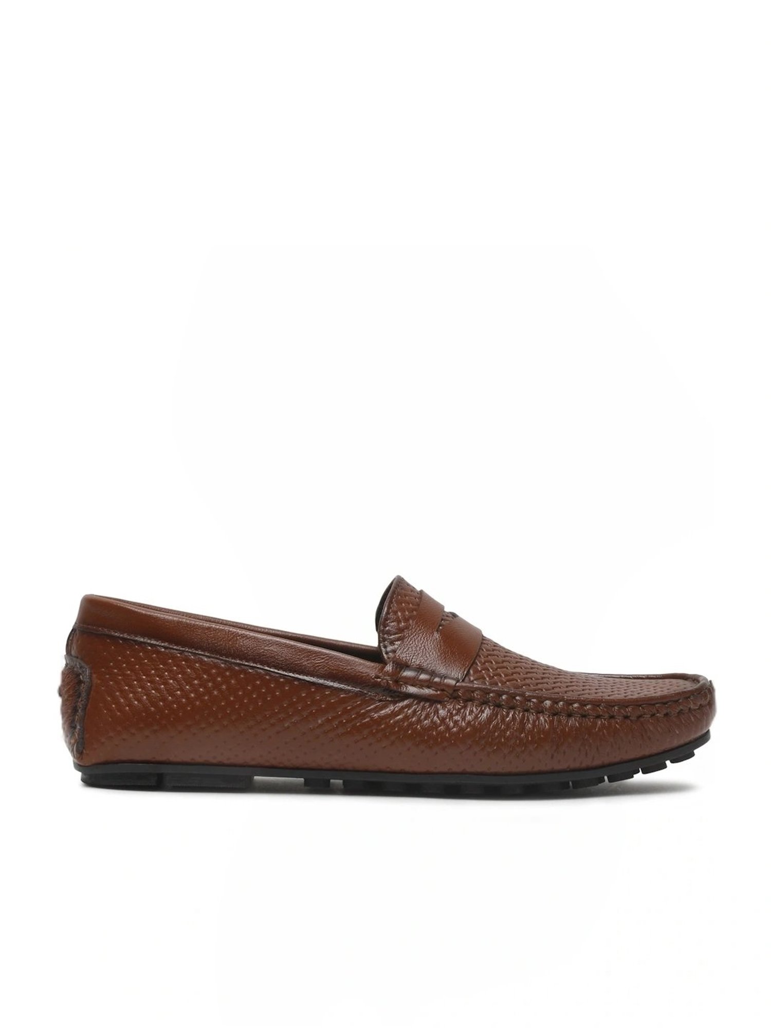 Teakwood Leathers Men's Brown Casual Loafers