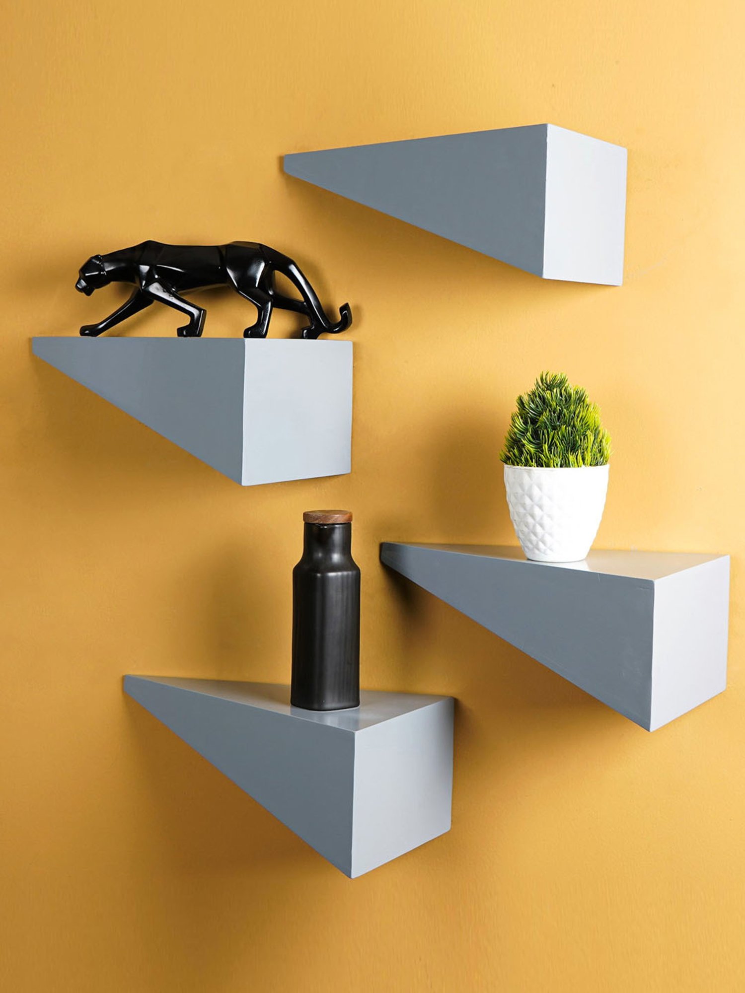 Nilkamal Cora White Engineered Wood TV Entertainment Unit with 2 Shelves