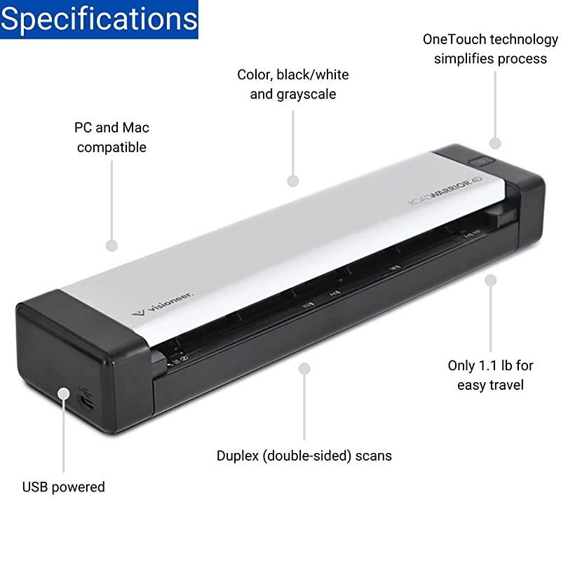 RoadWarrior 4D Duplex Mobile Scanner