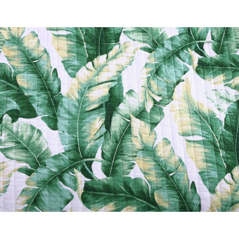 Twin Anguilla Botanical Quilt Green - Tommy Bahama