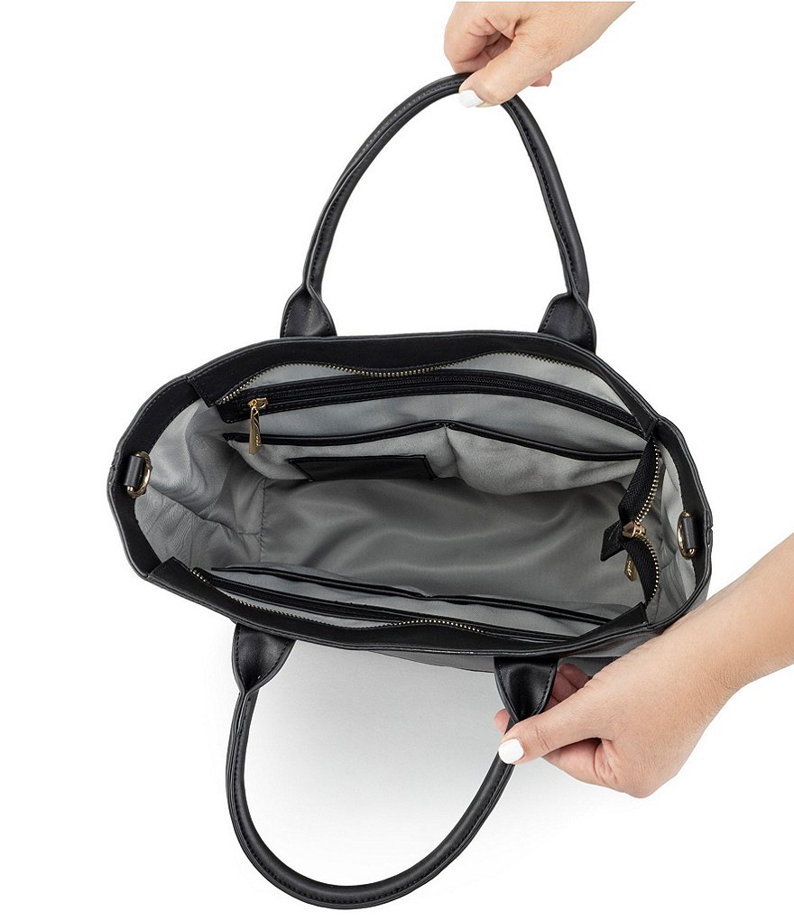 Ju-Ju-Be Eco Leather Zip Top Tote Bag