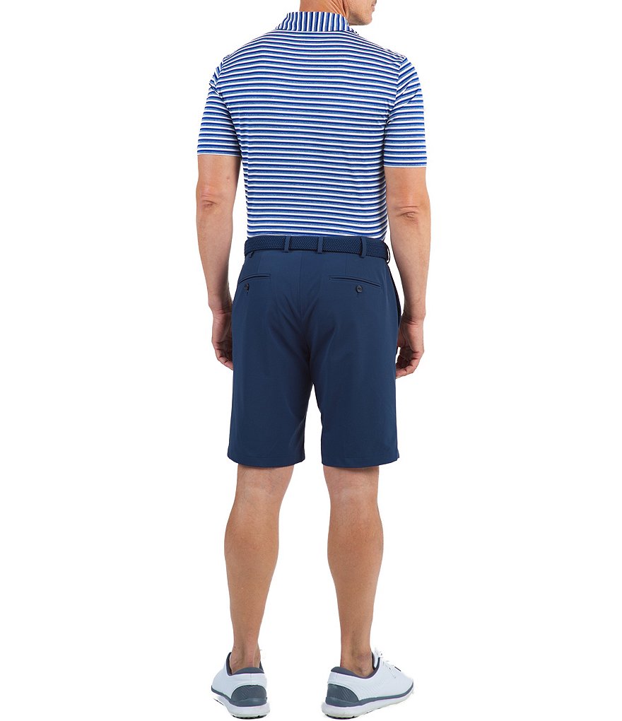 IBKUL Short-Sleeve Striped Polo Shirt