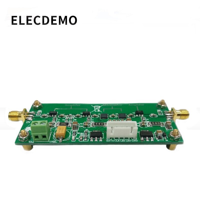 RF adjustable gain amplifier Broadband 0~60dB gain adjustable Amplify -65dBm small signal
