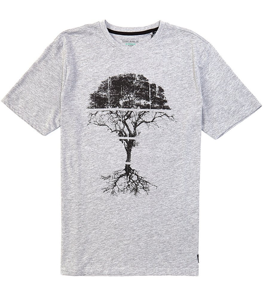 Silver Jeans Co. Short-Sleeve Tree Roots Graphic Tee