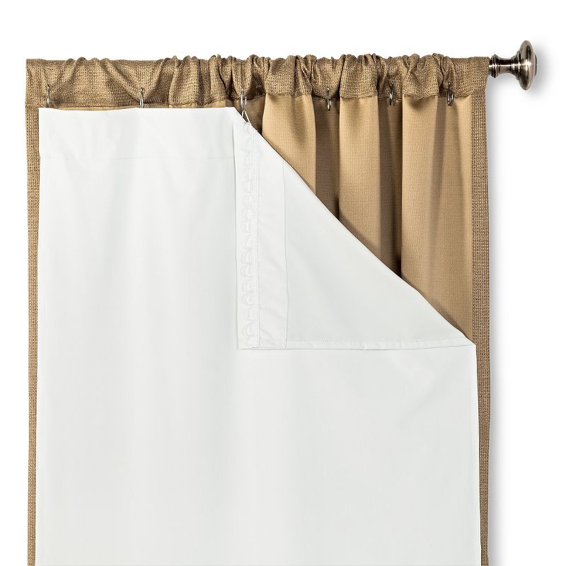 Set of 2 27"x80" Blackout Liner Panel White - Eclipse