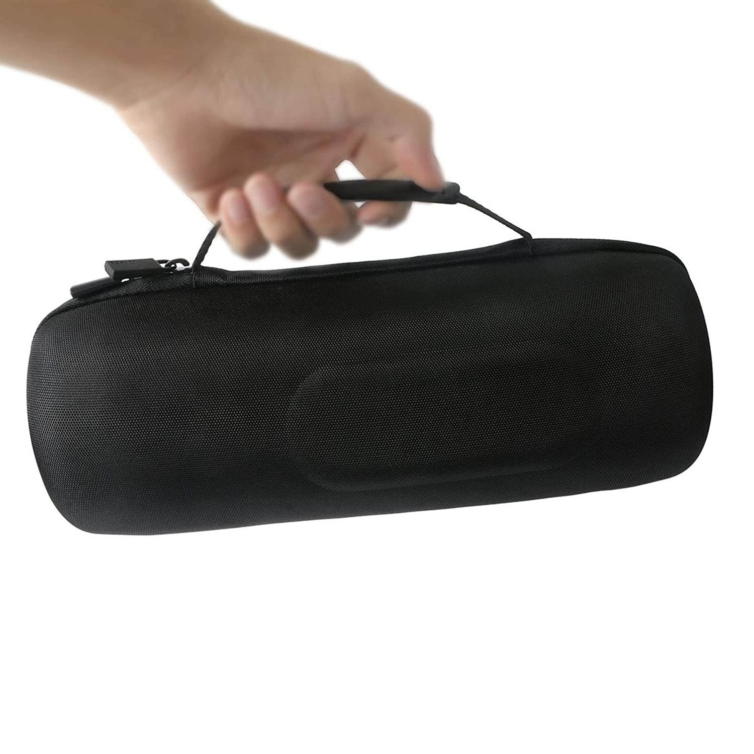 co2crea Hard Travel Case for JBL Charge 4 Waterproof Bluetooth Speaker (Black Case)