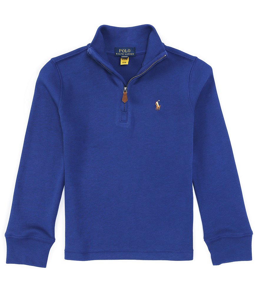 Polo Ralph Lauren Big Boys 8-20 Interlock Quarter-Zip Pullover