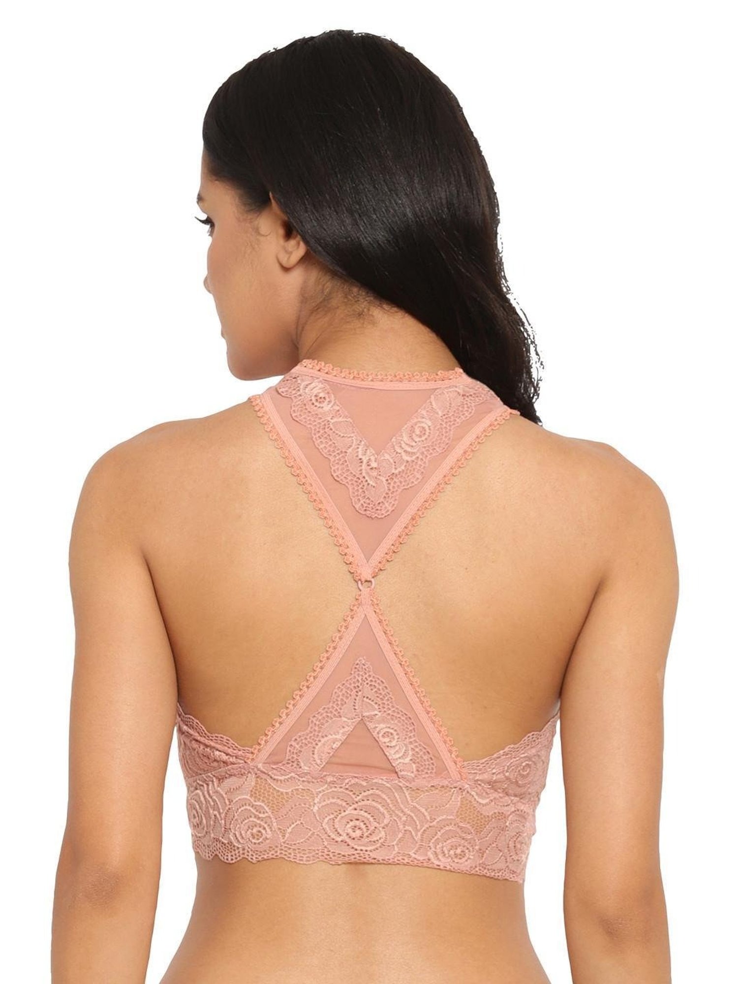 N-Gal Beige Lace Padded Bralette