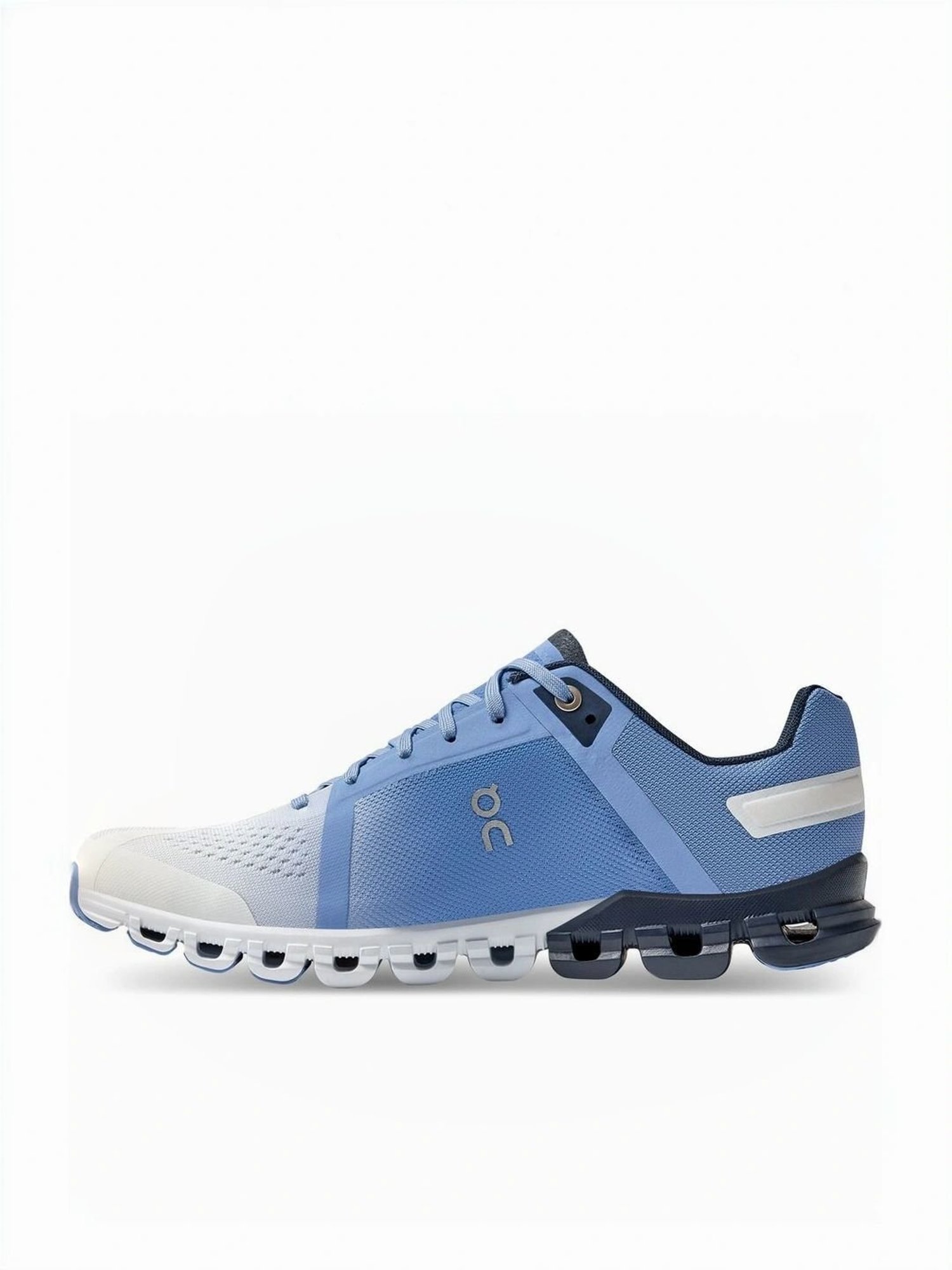 On Women's Cloudflow 3 Marina Blue & White Running Shoes