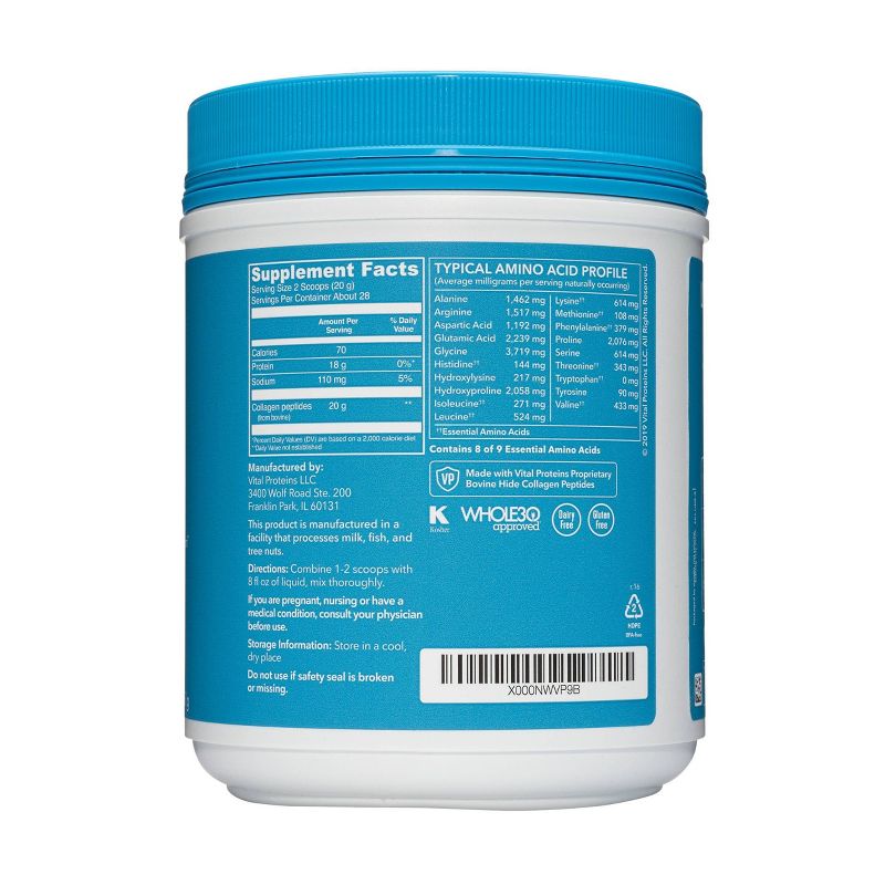 Vital Proteins Collagen Peptides Unflavored - 20oz